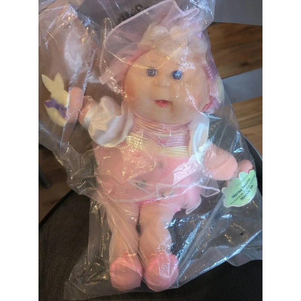 1991 Cabbage Patch Kids Ballerina Doll Violet Blue Eyes Blonde Hair #F161241 New